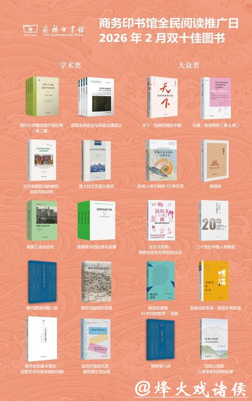 商务印书馆2月双十佳图书发布 《天下:包纳四夷的中国》修订本等入选 商务印书馆2月双十佳图书发布 《天下:包纳四夷的中国》修订本等入选